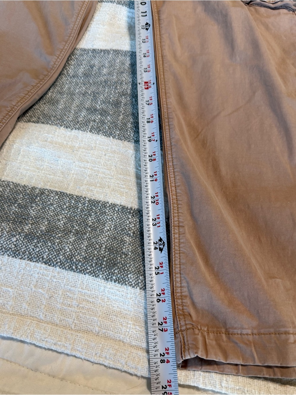 American Eagle SZ 8 Baggy Jogger Cargo Pants Khaki High Rise Streetwear Stretch - Picture 11 of 11
